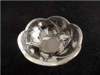  1عدد کاسه آجیل خوری بلور ضخیم دورنگ