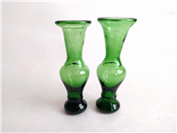  2عدد گلدان دست ساز قدیمی زیبا سبز