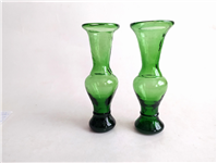  2عدد گلدان دست ساز قدیمی زیبا سبز