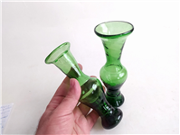  2عدد گلدان دست ساز قدیمی زیبا سبز