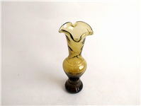  گلدان دست ساز قدیمی زیبا قهوه ای رنگ