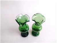  2عدد گلدان دست ساز قدیمی زیبا سبز