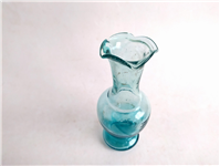  گلدان دست ساز قدیمی زیبا آبی رنگ