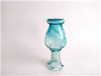  گلدان دست ساز قدیمی زیبا آبی رنگ