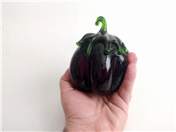  بادمجان شیشه ای دستساز قدیمی سایز بزرگ