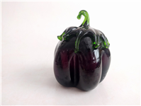  بادمجان شیشه ای دستساز قدیمی سایز بزرگ