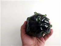  بادمجان شیشه ای دستساز قدیمی سایز بزرگ