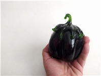  بادمجان شیشه ای دستساز قدیمی سایز بزرگ