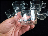  فنجان قدیمی بلور ساخت کشور فرانسه