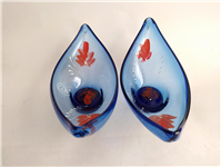  2 کشکول قدیمی قایقی شکلات یا آجیل خوری