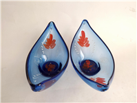  2 کشکول قدیمی قایقی شکلات یا آجیل خوری