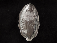  دیس بلوری یا خرما خوری طرح گل شقایق دورنگ 