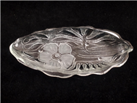  دیس بلوری یا خرما خوری طرح گل شقایق دورنگ 