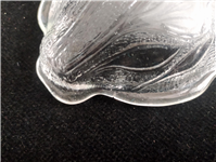  دیس بلوری یا خرما خوری طرح گل شقایق دورنگ 