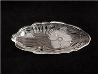  دیس بلوری یا خرما خوری طرح گل شقایق دورنگ 