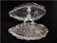  2عدد دیس بلوری یا خرماخوری گل میوه ای