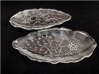  2عدد دیس بلوری یا خرماخوری گل میوه ای