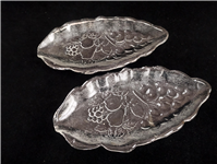  2عدد دیس بلوری یا خرماخوری گل میوه ای