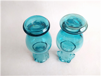  2عدد گلدان دست ساز قدیمی زیبا آبی