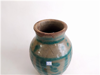  مرتبونی یا روغندون سفالی کهنه قاجاری 