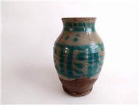  مرتبونی یا روغندون سفالی کهنه قاجاری 