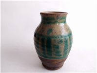  مرتبونی یا روغندون سفالی کهنه قاجاری 