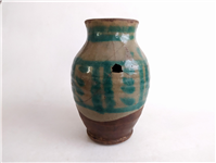  مرتبونی یا روغندون سفالی کهنه قاجاری 