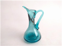  پارچ مینیاتوری و کوچک دستساز شیشه ای آبی