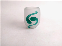  لیوان دستساز شیشه ای قدیمی نقش برجسته 