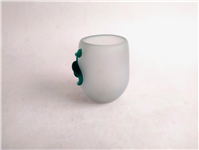  لیوان دستساز شیشه ای قدیمی نقش برجسته 