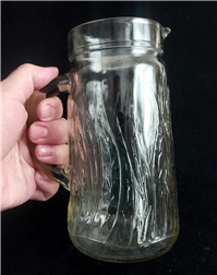  پارچ شیشه ای قدیمی زیبا طرح تنه درخت