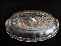  ظرف میوه قدیمی طرح میوه هفت رنگ 