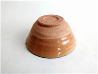  کاسه سفالی میبد کاردست نقاشی شده لعابدار 