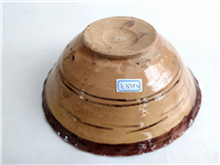  کاسه سفالی میبد کاردست نقاشی شده لعابدار