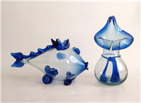  گلدان و تنگ ماهی قدیمی دستساز زیبا 