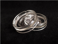  2عدد زیرسیگاری بلوری قدیمی سایز بزرگ 