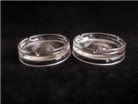  2عدد زیرسیگاری بلوری قدیمی سایز بزرگ 