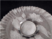 شیرینی یا میوه خوری بزرگ دو رنگ طرح گل