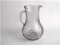 پارچ شیشه ای قدیمی زیبا طرح خشتی