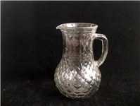 پارچ شیشه ای قدیمی زیبا طرح خشتی