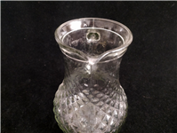 پارچ شیشه ای قدیمی زیبا طرح خشتی