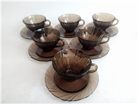  فنجان نعلبکی پیچ دودی ورکو Vereco فرانسه