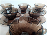  فنجان نعلبکی پیچ دودی ورکو Vereco فرانسه