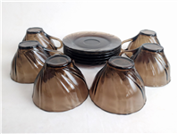  فنجان نعلبکی پیچ دودی ورکو Vereco فرانسه