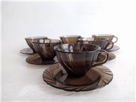  فنجان نعلبکی پیچ دودی ورکو Vereco فرانسه