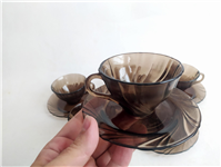  فنجان نعلبکی پیچ دودی ورکو Vereco فرانسه