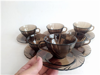  فنجان نعلبکی پیچ دودی ورکو Vereco فرانسه