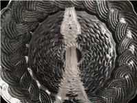  دیس شیرینی خوری طرح گیس بافت و لبه دار