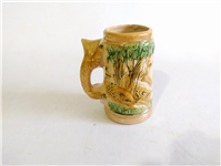  لیوان سرامیکی طرح گوزن و پلنگ قدیمی