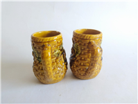  جفت لیوان سرامیکی طرح گل قدیمی زیبا 